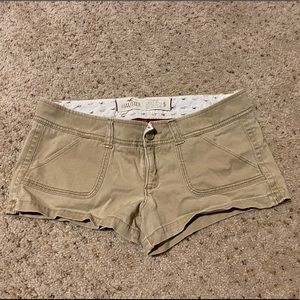 Hollister Khaki Short Shorts